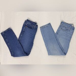 Madewell Jeans Bundle Size 29 — Stovepipe + Perfect Vintage High Rise Straight